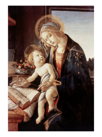 Botticelli Madonna Del Libro